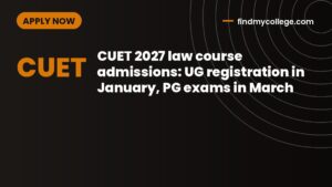 CUET 2027 law course admissions: UG registration in January, PG exams in March