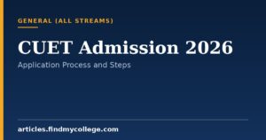 CUET Admission 2026: Application Process and Selection Criteria