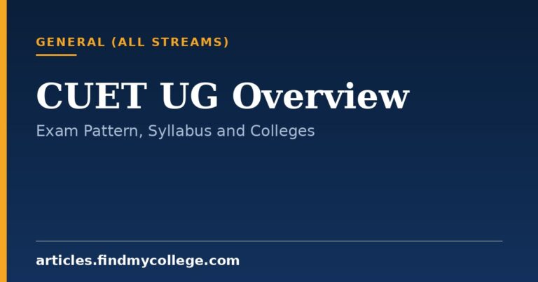 CUET UG Overview: Exam Pattern, Syllabus and Universities