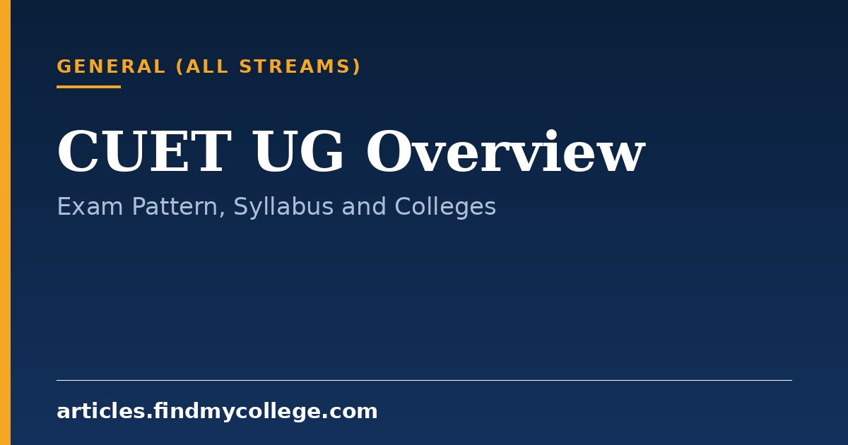 CUET UG Overview: Exam Pattern, Syllabus and Universities