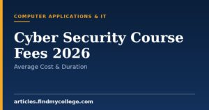 Cyber Security Course Fees 2026: Average Cost and Duration