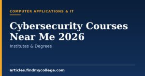 Cybersecurity Courses Near Me 2026: Best Institutes and Colleges