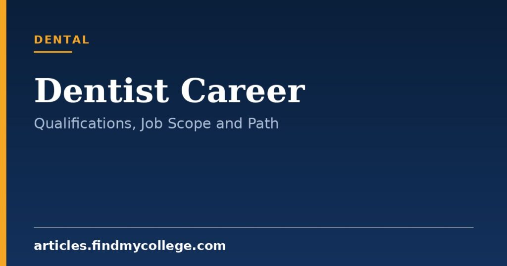 Dentist Career in India: Course, Scope and Roles