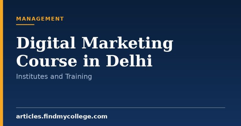 Digital Marketing Course in Delhi: Best Institutes and Training