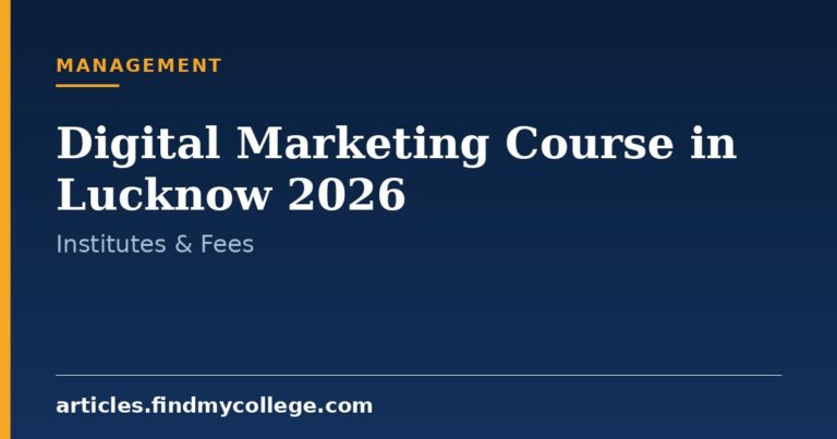 Digital Marketing Course in Lucknow 2026: Top Training Centers