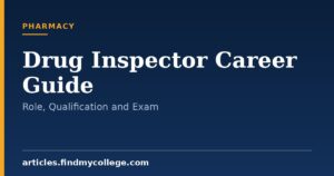 Drug Inspector Career: Eligibility, Exam Pattern and Selection Process