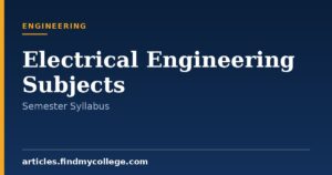 B.Tech Electrical Engineering Subjects and Semester Syllabus