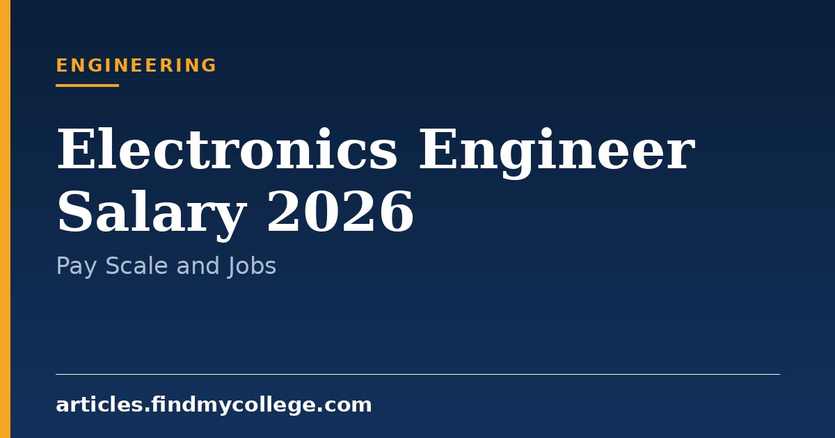 Electronics Engineer Salary 2026: Pay Scale and Jobs