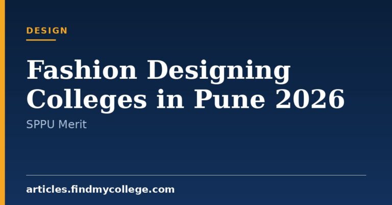 Fashion Designing Colleges in Pune 2026: SPPU Merit Lists