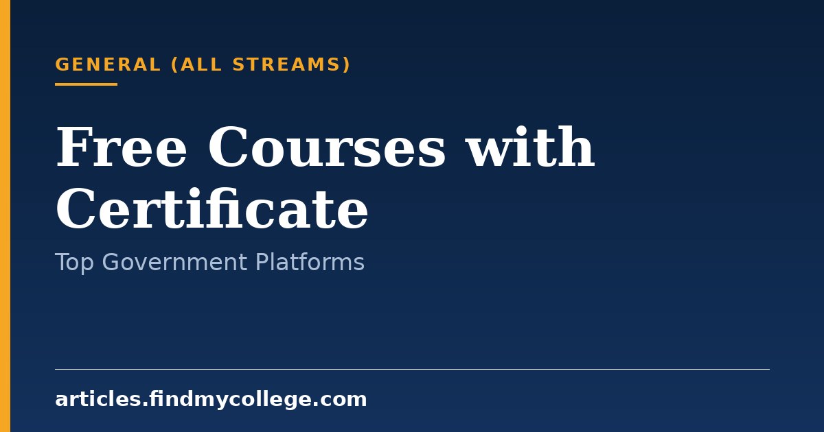 Free Online Courses with Certificate: Platforms and Subjects