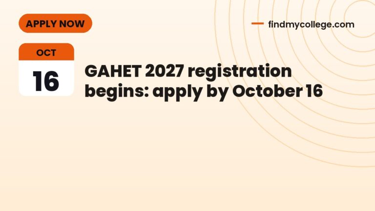 GAHET 2027 registration begins: apply by October 16