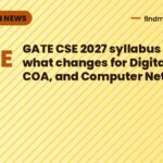 GATE CSE 2027 syllabus revised: what changes for Digital Logic, COA, and Computer Networks