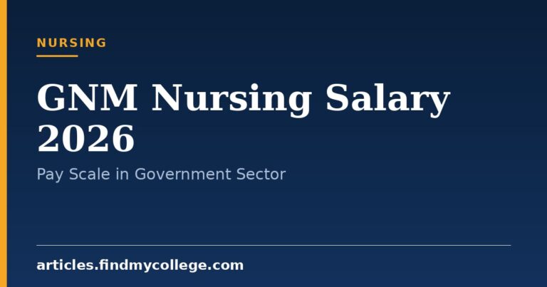 GNM Nursing Salary 2026: State-Wise Pay Scale and Growth