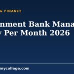 Government Bank Manager Salary Per Month 2026: Pay Scale Details