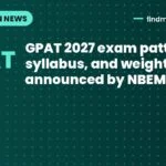 GPAT 2027 exam pattern, syllabus, and weightage announced by NBEMS