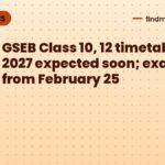 GSEB Class 10, 12 timetable 2027 expected soon; exams from February 25