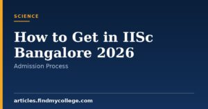 How to Get in IISc Bangalore 2026: Entry Routes and Selection