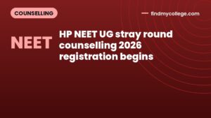 HP NEET UG stray round counselling 2026 registration begins