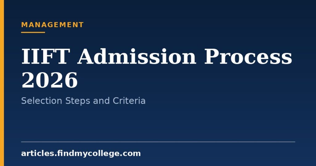 IIFT Admission Process 2026: Eligibility and Selection Criteria