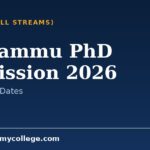 IIT Jammu PhD Admission 2026: Selection Process & Fee