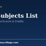 IIT Subjects: Branch-Wise Course Syllabus & Topics
