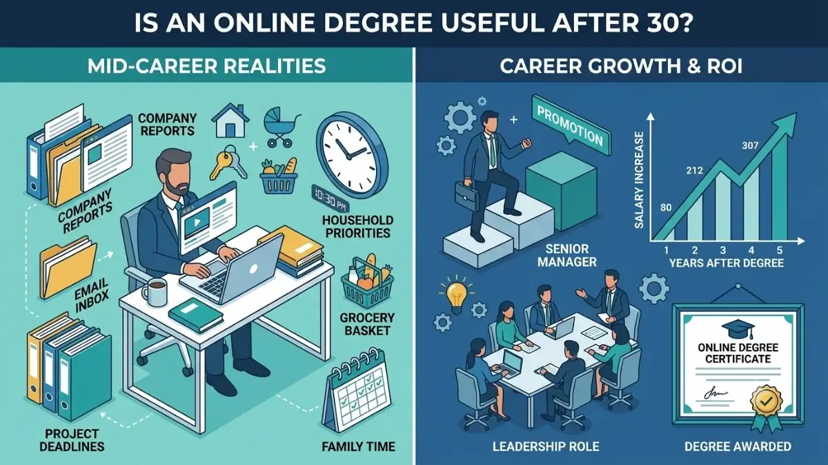 Is an Online Degree Useful After 30?