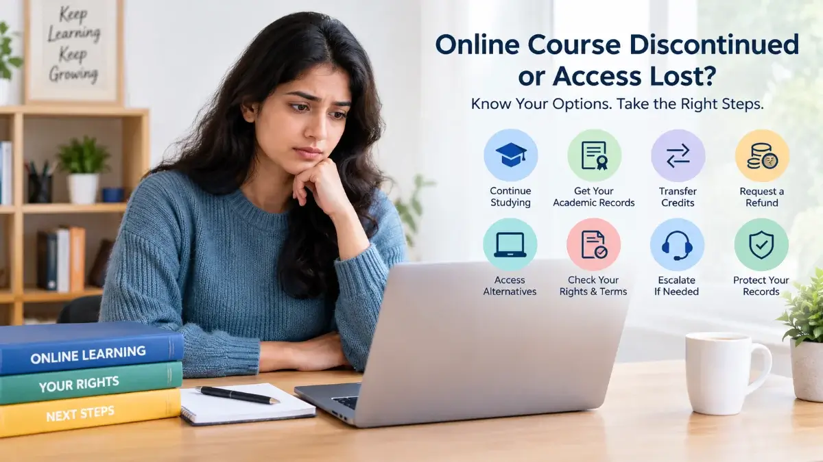 What Happens If an Online Course Is Discontinued or You Lose Access to the Learning Portal?