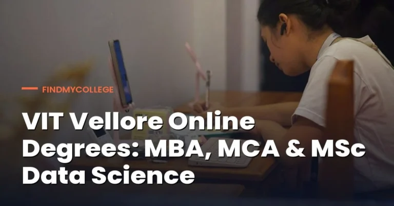 VIT Vellore Online Degrees in India