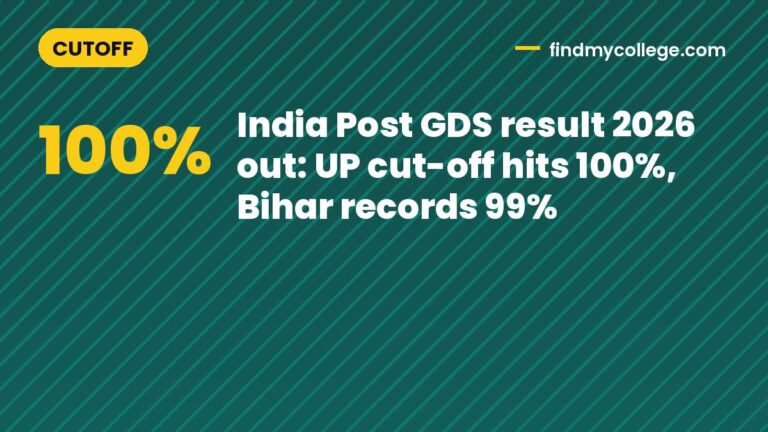 India Post GDS result 2026 out: UP cut-off hits 100%, Bihar records 99%