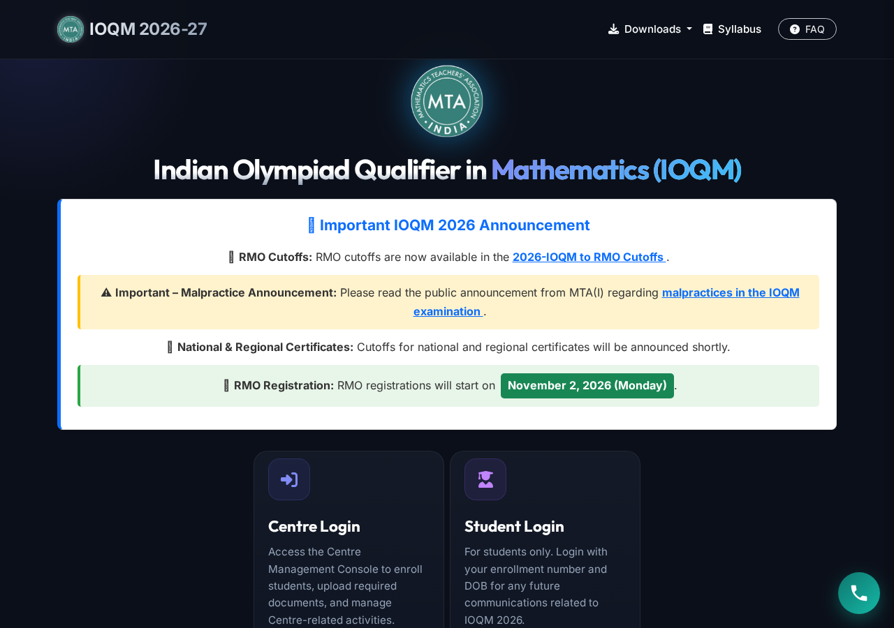 Official notification screenshot