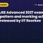 JEE Advanced 2027 exam pattern and marking scheme released by IIT Roorkee