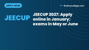 JEECUP 2027: Apply online in January; exams in May or June
