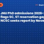 JNU PhD admissions 2026-27: SFI flags SC, ST reservation gaps; NCSC seeks report by November 3