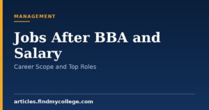 Jobs After BBA and Salary: Career Scope, Roles and Industry Demand