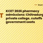 KCET 2026 pharmacy admissions: Chitradurga has 1 private college, cutoffs rise for government seats