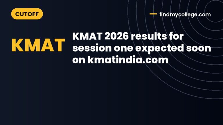 KMAT 2026 results for session one expected soon on kmatindia.com