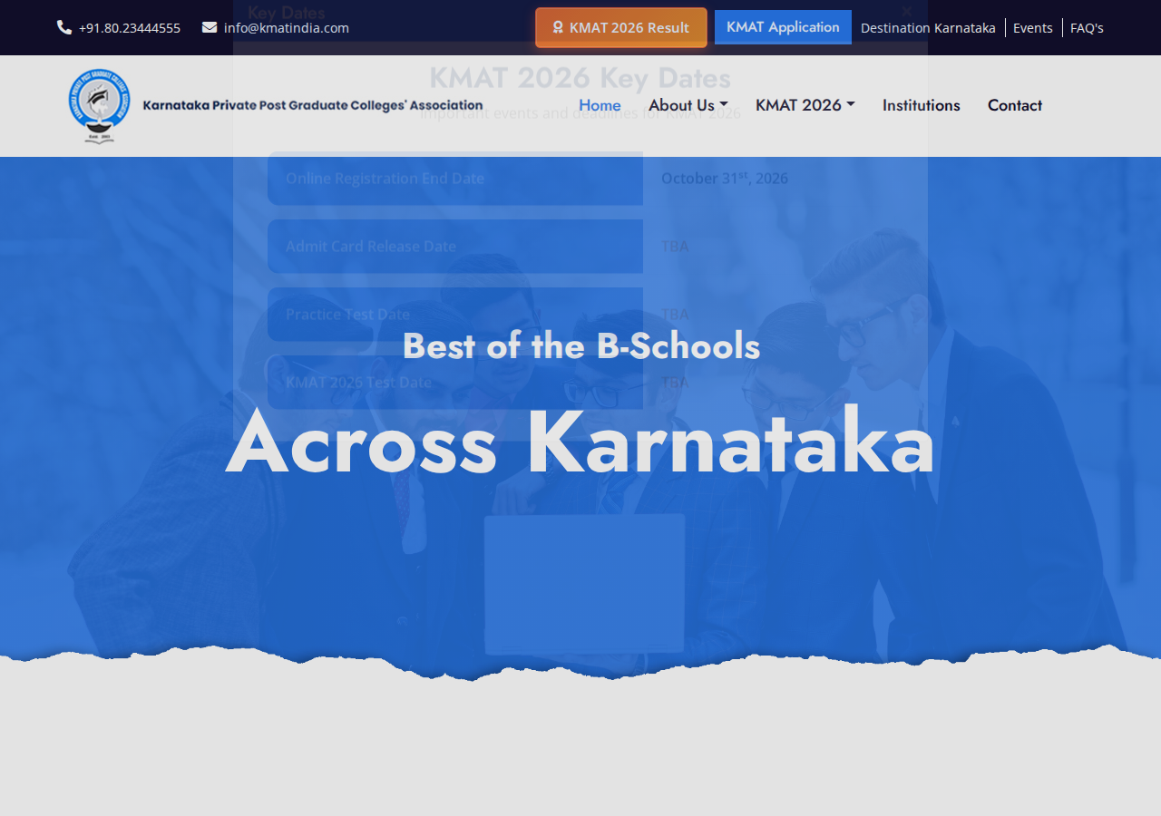 kmatindia.com homepage