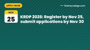 KRDP 2026: Register by Nov 25, submit applications by Nov 30