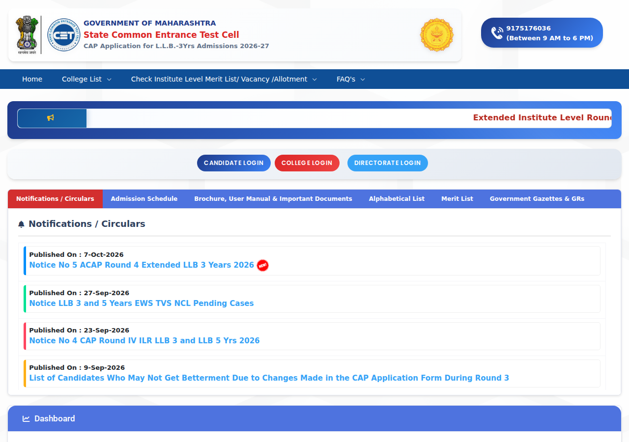 llb3cap26.mahacet.org homepage