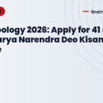 M.Sc Zoology 2026: Apply for 41 seats at Acharya Narendra Deo Kisan PG College