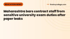 Maharashtra bars contract staff from sensitive university exam duties after paper leaks