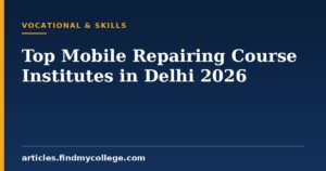Mobile Repairing Course in Delhi 2026: Top Institutes and Fees