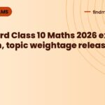 MP Board Class 10 Maths 2026 exam pattern, topic weightage released