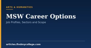 MSW Career Options: Job Profiles, Work Sectors and Opportunities
