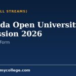 Nalanda Open University PG Admission 2026: Distance Courses & Form