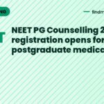 NEET PG Counselling 2026 registration opens for postgraduate medical seats