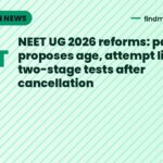 NEET UG 2026 reforms: panel proposes age, attempt limits, two-stage tests after cancellation