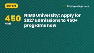NIMS University: Apply for 2027 admissions to 450+ programs now
