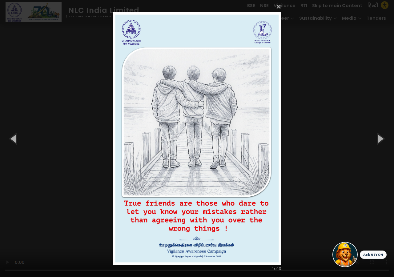 nlcindia.in homepage