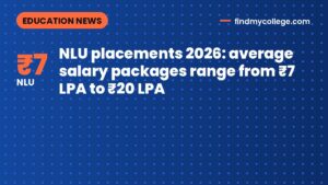 NLU placements 2026: average salary packages range from ₹7 LPA to ₹20 LPA